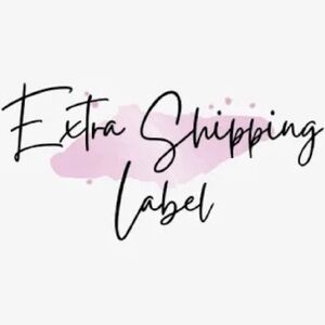Extra shipping label🌻
